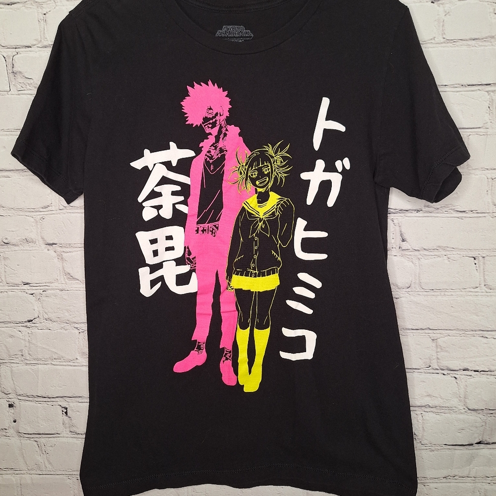 My Hero Academia Funimation Toga Dabi Anime Manga Neon Graphic Tee Medium